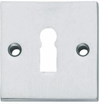 Intersteel Rozet sleutelgat vierkant chroom mat