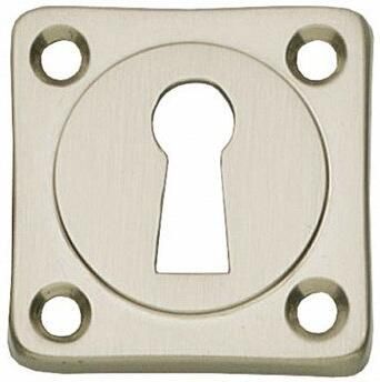 Intersteel Rozet sleutelgat vierkant nikkel mat