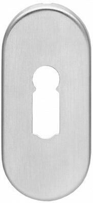 Intersteel Rozet sl.gat ovaal verdekt rvs geborst. 4 mm