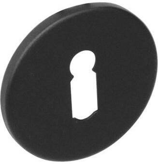 Intersteel Rozet sl.gat rvs geborst. mat zwart