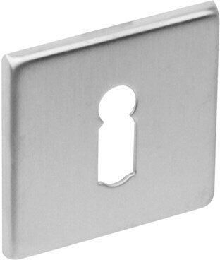 Intersteel Rozet sl.gat vierkant plat rvs geborst.