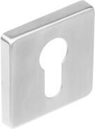 Intersteel Rozet vierkant PC roestvaststaal geborsteld