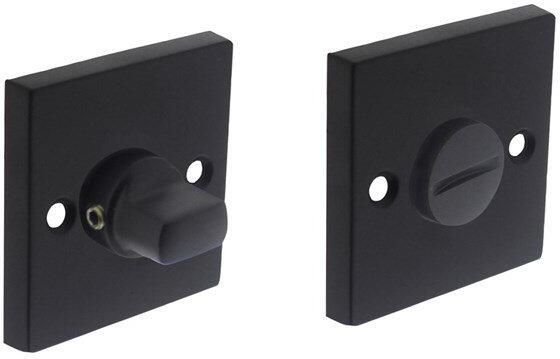 Intersteel Rozet WC vierkant groot mat zwart