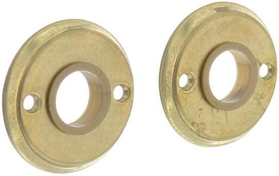 Intersteel Rozetten ø50x5mm messing getrommeld