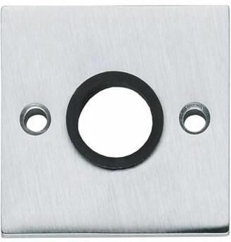 Intersteel Rozetten met nokken vierkant 55x55x8mm messing chroom mat