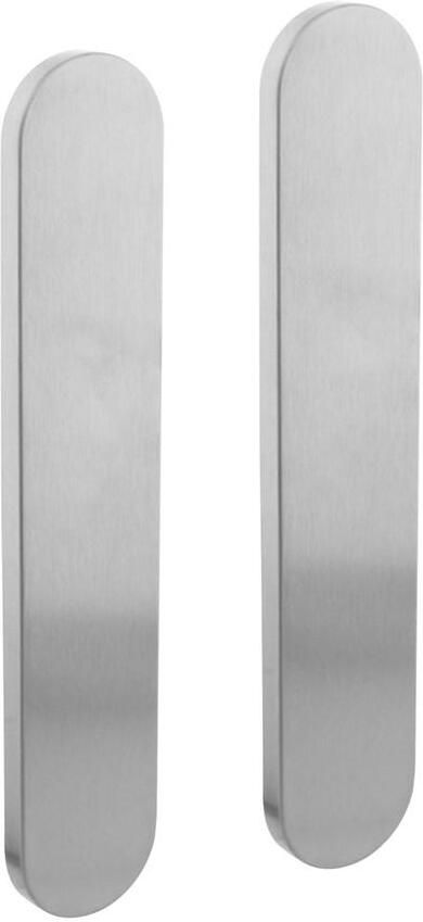 Intersteel Schild verdekt 220x42mm geheel blind RVS