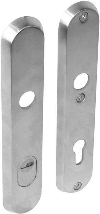 Intersteel SKG3 NM-veiligheid-schilden doorgaand profielcilindergat 92mm met kerntrek beveiliging RVS