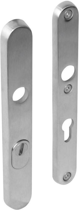 Intersteel SKG3 smalschilden doorgaand profielcilindergat 72mm met kerntrek beveiliging RVS