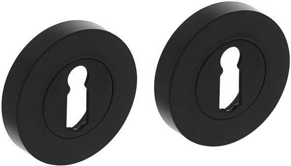 Intersteel Sleutelplaatje rond 52x10mm zwart