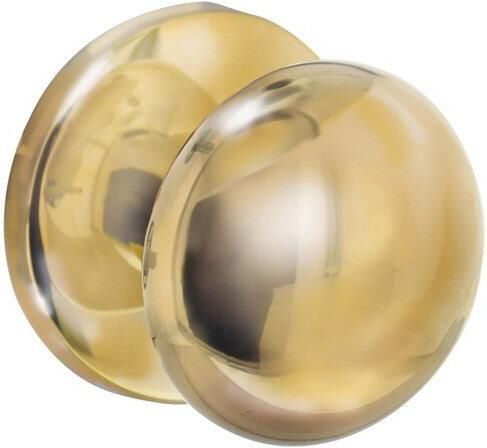 Intersteel Voordeurknop Paddenstoel messing gelakt