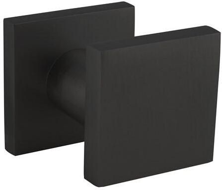 Intersteel Voordeurknop vierkant 59x59mm verkropt opachterplaat 60x60mm éénzijdige montage aluminium