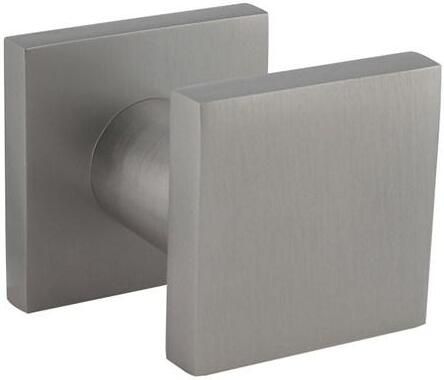 Intersteel Voordeurknop vierkant 60x60mm verkropt op achterplaat 60x60mm met éénzijdige montage aluminium F1