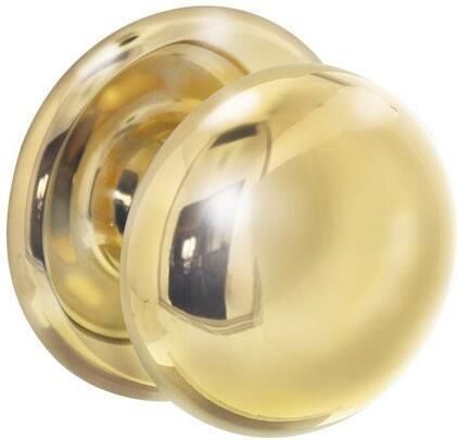 Intersteel Voordeurknop zwaar messing gelakt