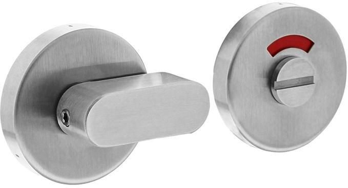 Intersteel WC-sluiting 8mm staal verdekt ø53x10mm met comfortknop rvs