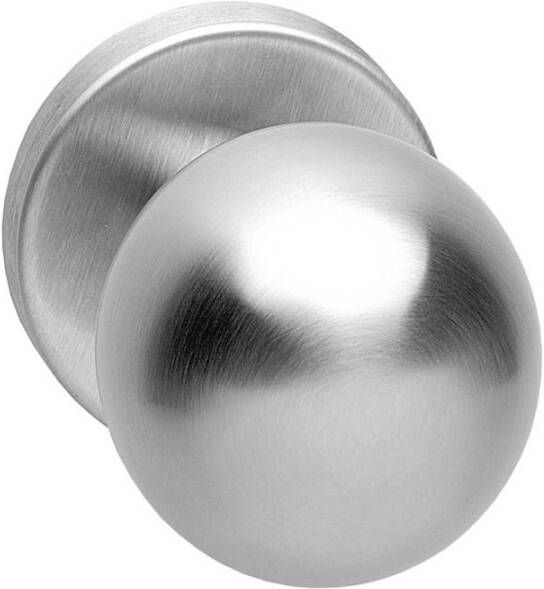 Intersteel Knop bol vast op rozet 10mm verdekt RVS