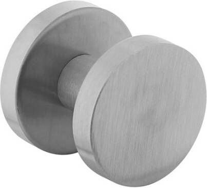 Intersteel Knop plat vast op verdekte rozet dia 52x10mm