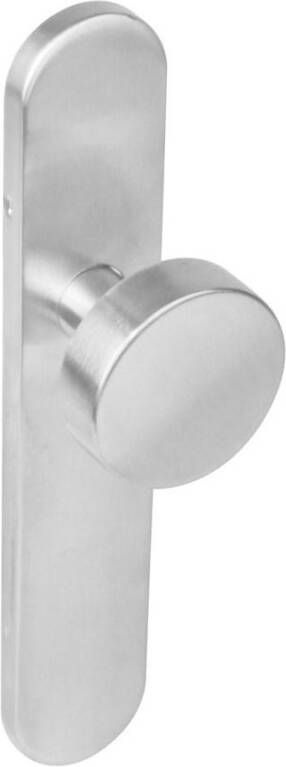 Intersteel Knschild blind roestvaststaal geborsteld