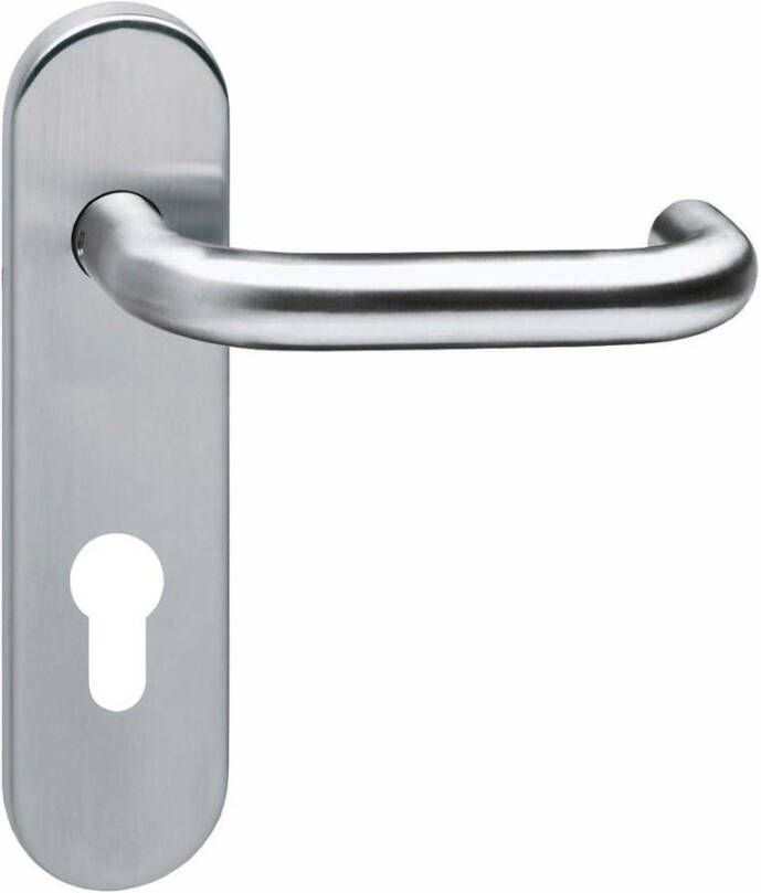 Intersteel Kurzschildgarnitur 0035.077536 VA 304 PZ rd Drückergrt.