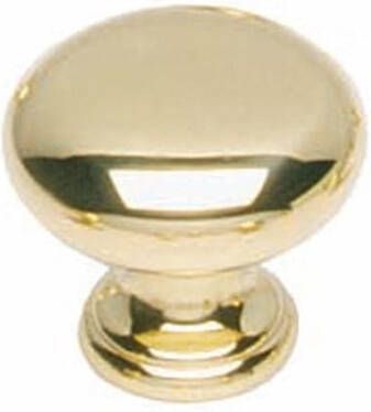 Intersteel Meubelknop Paddenstoel ø 25 mm mess. gelakt