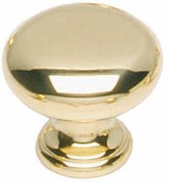 Intersteel Meubelknop Paddenstoel ø 30 mm mess. gelakt