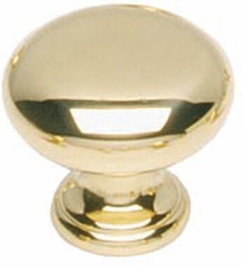 Intersteel Meubelknop Paddenstoel ø 40 mm mess. gelakt