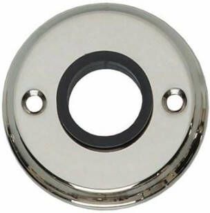 Intersteel Ronde rozetten schroefgat nikkel