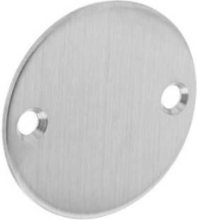 Intersteel Rozet rond plat 50 mm blind rvs geborst.