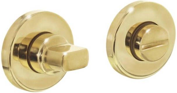 Intersteel Rozet WC rond messing gelakt