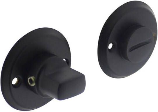 Intersteel Rozet WC schroefgat mat zwart