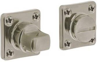 Intersteel Rozet WC vierkant nikkel mat