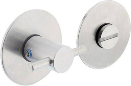 Intersteel Rozet WC zelfklevend rond plat rvs geborst.