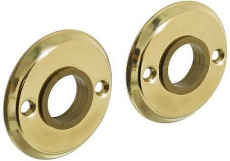 Intersteel Rozetten ø50x5mm messing gelakt