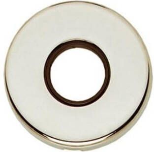 Intersteel Rozetten kunststof verdekt ø49x7mm messing vernikkeld