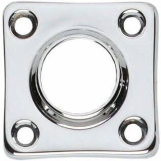 Intersteel Rozetten vierkant 38x38x5mm messing verchroomd