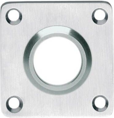 Intersteel Rozetten vierkant 42x42x2mm rvs