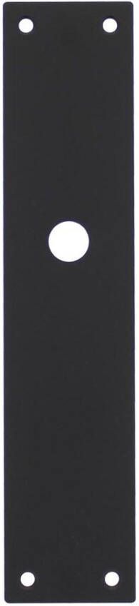 Intersteel Schild renovatie rechthoekig 250 x 55mm x 2mm blind RVS mat zwart