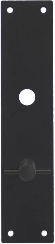 Intersteel Schild renovatie rechthoekig 250 x 55mm x 2mm WC 63 8mm RVS mat zwart