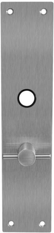 Intersteel Schild renovatie rechthoekig 250 x 55mm x 2mm WC57 5mm RVS