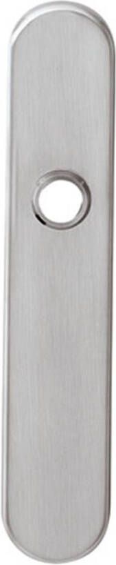 Intersteel Schild verdekt 220x42mm WC63 8mm RVS