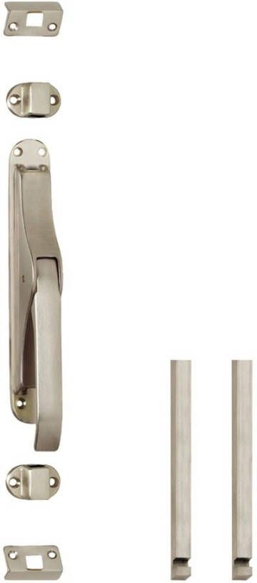 Intersteel Set pomp-espagnolet inclusief stangenset 2x 1250mm nikkel mat