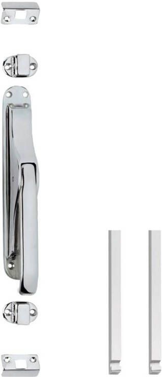 Intersteel Set pomp-espagnolet inclusief stangenset 2x 1250mm verchroomd