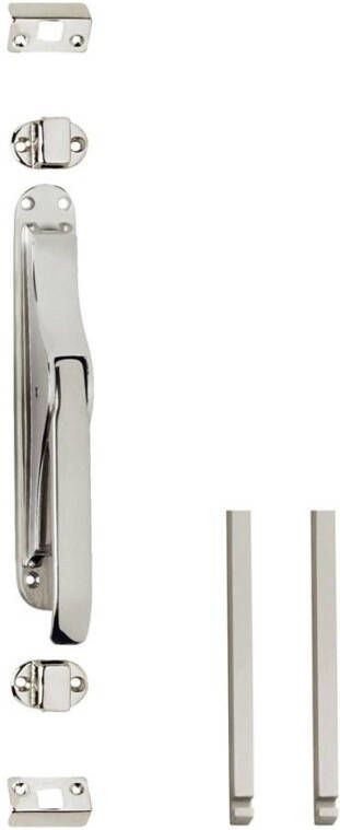 Intersteel Set pomp-espagnolet inclusief stangenset 2x 1250mm vernikkeld