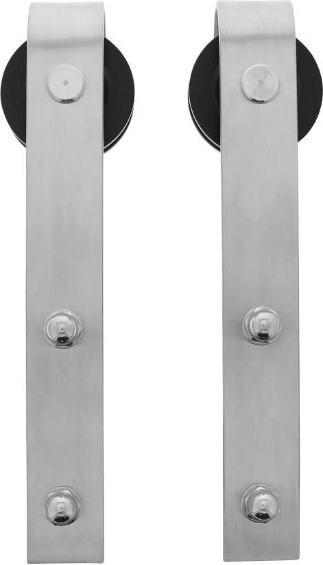 Intersteel Set van 2 rollers recht 290mm tbv schuifdeurs