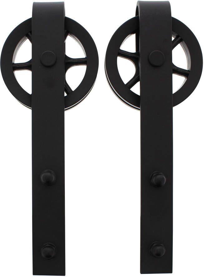 Intersteel Set van 2 rollers spaakwiel 340mm tbv schuifd