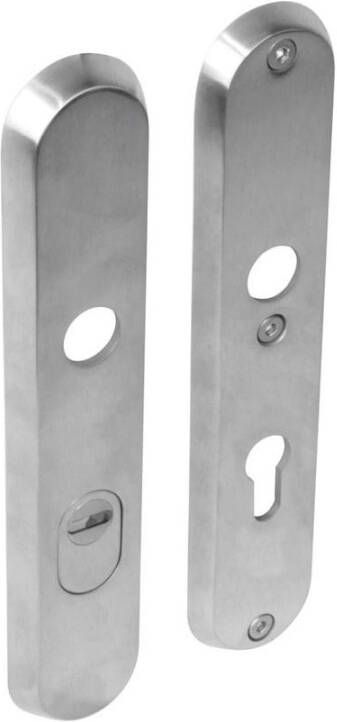 Intersteel SKG3 NM-veiligheid-schilden doorgaand profielcilindergat 72mm met kerntrek beveiliging RVS