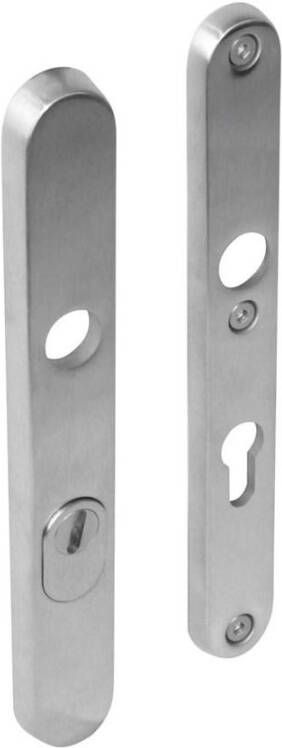 Intersteel SKG3 smalschilden doorgaand profielcilindergat 72mm met kerntrek beveiliging RVS