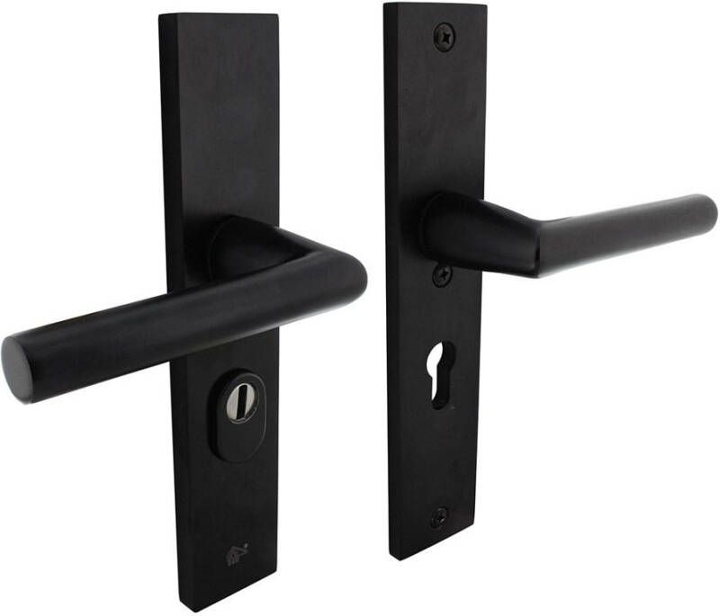 Intersteel SKG3 Veiligheidsschilden rechthoekig geveerd kruk kruk profielcilindergat 55mm met kerntrek beveilig