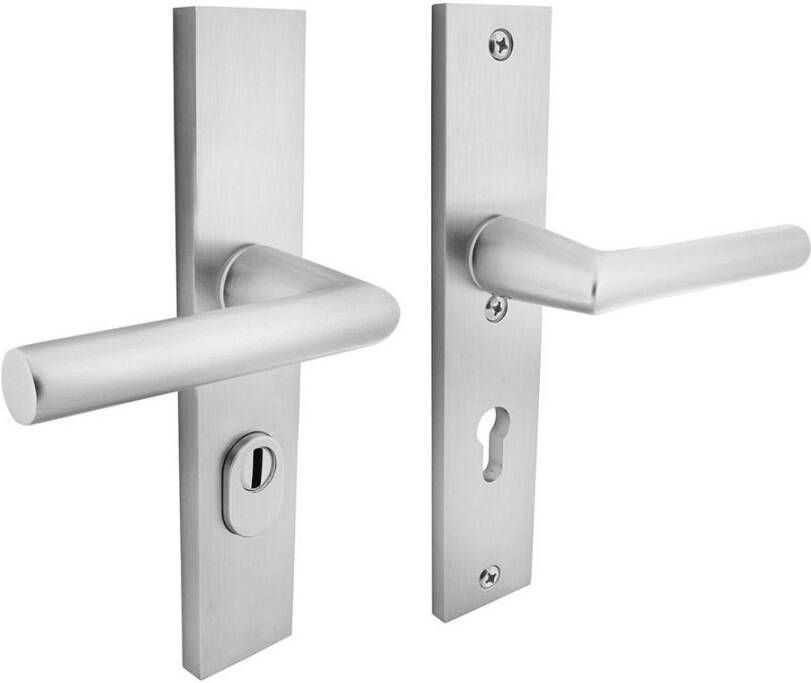 Intersteel SKG3 Veiligheidsschilden rechthoekig geveerd kruk kruk profielcilindergat 72mm met kerntrek beveilig