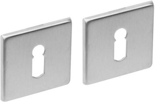 Intersteel Sleutelrozetten verdekt 50x50x5mm rvs