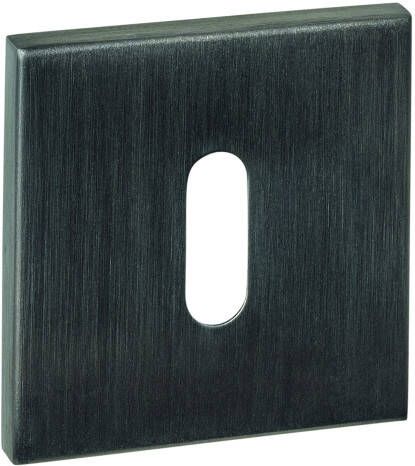 Intersteel Sleutelrozetten verdekt 53x53x6mm PVD antraciet